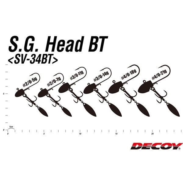 S.G.ヘッド ブレードトレブル SV-34BT